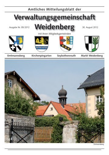 Gemeinde Kirchenpingarten - Verwaltungsgemeinschaft Weidenberg
