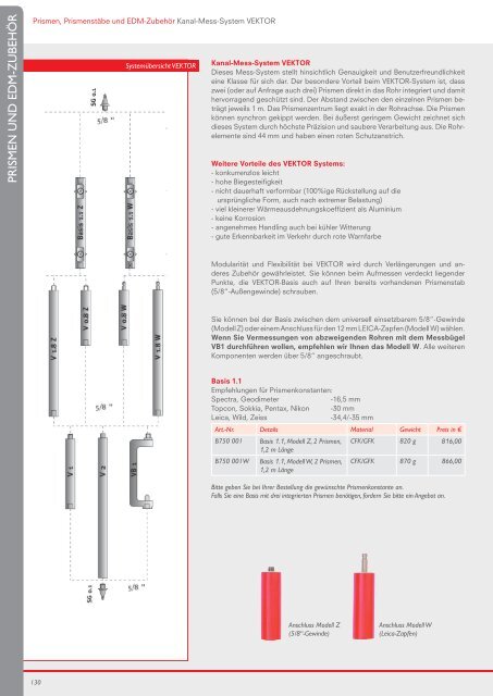 Attenberger Katalog - Vermessung und Vermarkung