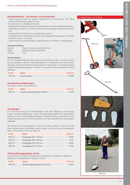 Attenberger Katalog - Vermessung und Vermarkung