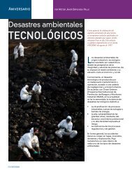 Desastres ambientales tecnológicos - Coparmex