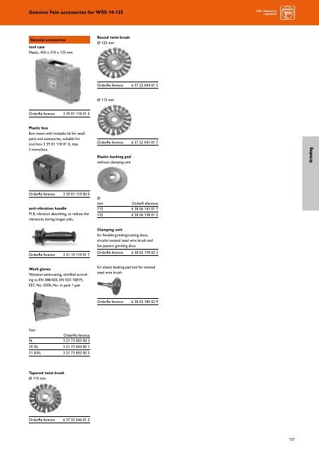 FEIN Main Catalogue 2008/2009 - Howarth Timber