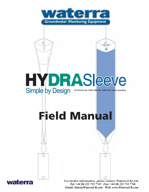 HydraSleeve Manual - Waterra-In-Situ