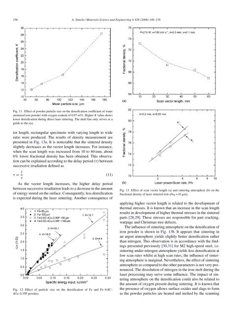 Direct laser sintering of metal powders: Mechanism, kinetics and ...