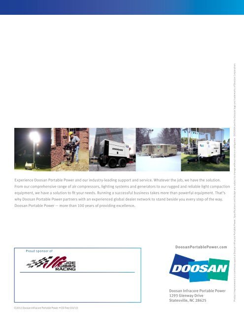 Oil Free Compressors.pdf - Doosan Portable Power