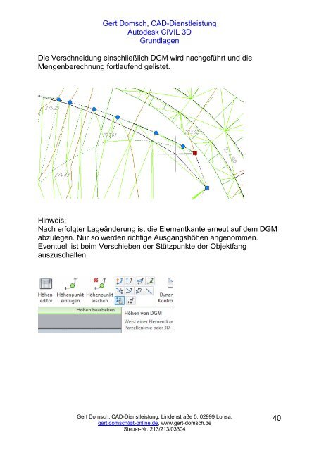 Verschneidung - Gert Domsch, CAD-Dienstleistung