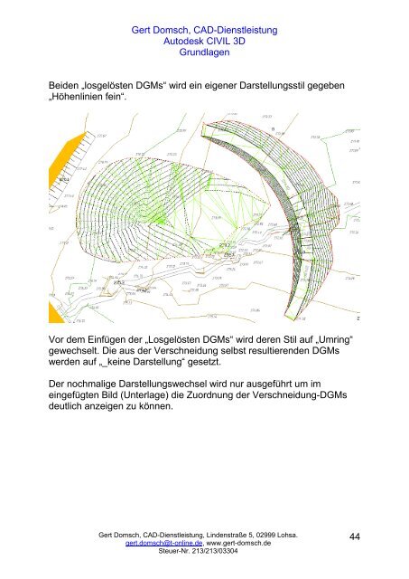 Verschneidung - Gert Domsch, CAD-Dienstleistung