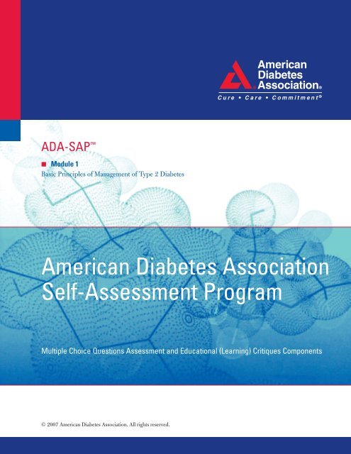 Self Assessment Program - American Diabetes Association