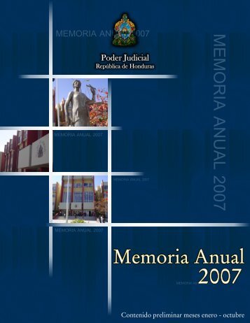 MEMORIA ANUAL 2007 - Poder Judicial