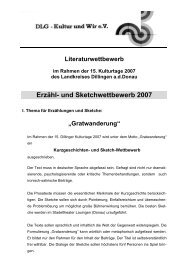 DLG – Kultur und Wir e - Bürgernetz Dillingen e.V.