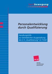 Personalentwicklung durch Qualifizierung - mti - Ver.di