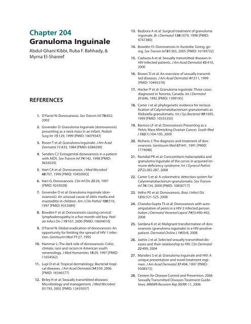 Chapter 204 Granuloma Inguinale