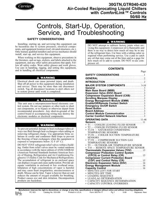 Carrier Thermistor Chart