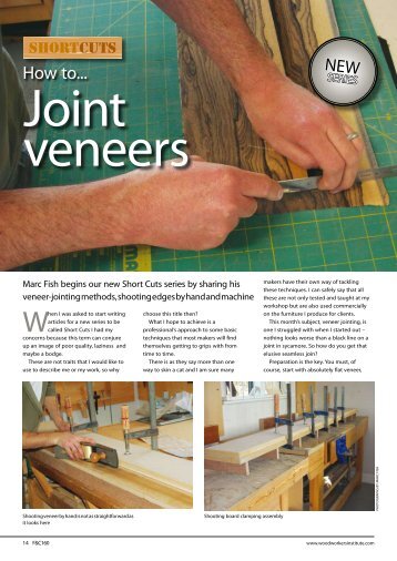 How To Joint veneers - Marc Fish