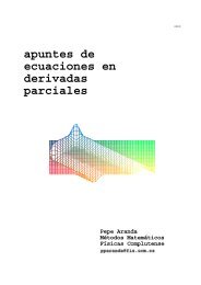apuntes de ecuaciones en derivadas parciales