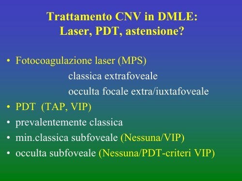 Classificazione della CNV e attuali possibilitÃ  ... - ABCsalute.it