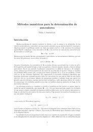 MÃ©todos numÃ©ricos para la determinaciÃ³n de autovalores