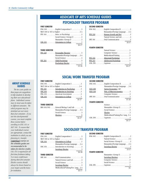 2002-2004 Catalog - St. Charles Community College