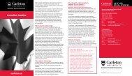 Program Brochure - Carleton University