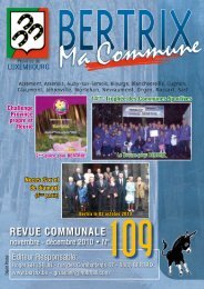Revue Communale de Bertrix nÂ° 109