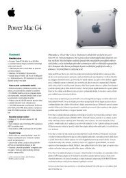 Power Mac G4 Data Sheet - Quentin