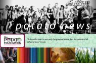 September 2012 Newsletter - The Potato Foundation