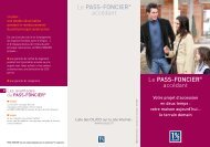 Le PASS-FONCIERÂ® accÃ©dant Le PASS-FONCIERÂ® accÃ©dant