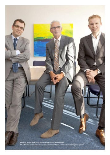 'Ben Post, Gerard Honkoop (Eleos) en Max Braamhorst ... - Zorgmarkt