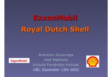 ExxonMobil Royal Dutch Shell