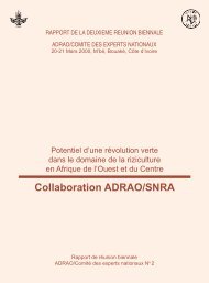 Rapport de la 2Ã¨me rÃ©union biennale du CEN 2000 - AfricaRice