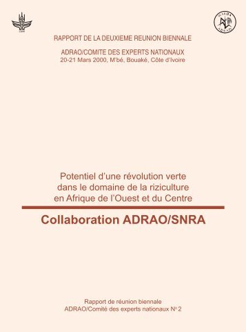 Rapport de la 2Ã¨me rÃ©union biennale du CEN 2000 - AfricaRice