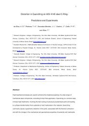 Distortion in Quenching an AISI 4140 steel C-Ring- Predictions and ...