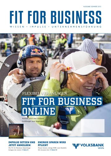 Fit For BusinEss onlinE - Volksbank Wien AG