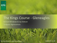 please find some key points from their report by ... - Gleneagles