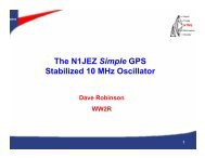 The N1JEZ Simple GPS Stabilized 10 MHz Oscillator - NTMS