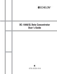 DC-1000/SL Data Concentrator User's Guide - Berg