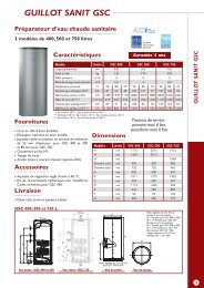 GUILLOT SANIT GSC PrÃ©parateur d'eau chaude sanitaire - Atlantic