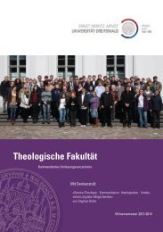 Kommentiertes Vorlesungsverzeichnis WS 2013/14 - Theologischen ...