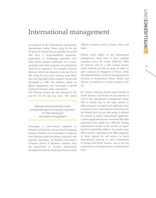 QS Global 200 Business Schools Report 2012 - International ...