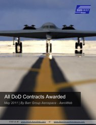 All DoD Contracts Awarded - AeroWeb