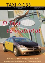 PDF Revista Taxi nÃ‚Âº133 - Institut MetropolitÃƒÂ  del Taxi