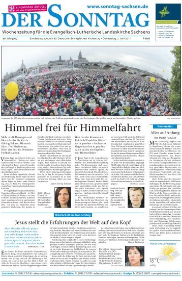 Himmel frei für Himmelfahrt