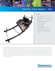 TeleGlide Track System â TG4 - Telemetrics Inc