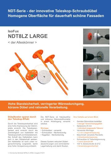 IsoFux NDT 8Z LARGE - RANIT Befestigungstechnik GmbH