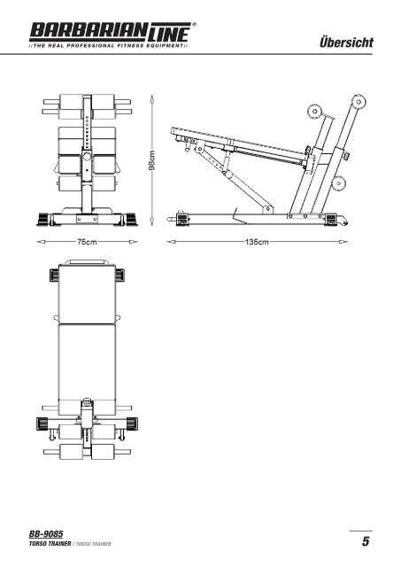 BB-9085 TORSO TRAINER / AUFBAUANLEITUNG - Barbarian Line