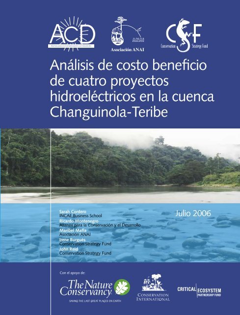 Análisis de costo beneficio de cuatro proyectos - Biblioteca Nacional ...