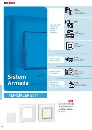 Legrand 2011-2012 Genel Katalog Sayfa 412 - 443 (4,25 MB, PDF)