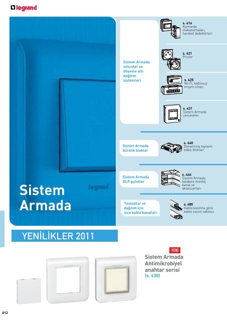 Legrand 2011-2012 Genel Katalog Sayfa 412 - 443 (4,25 MB, PDF)