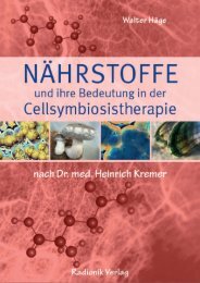 Nährstoffe und Ihre Bedeutung in der Cellsymbiosistherapie nach Dr ...