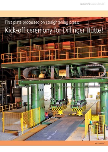 Kick-off ceremony for Dillinger Hütte! - Siempelkamp