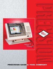 P-400 brochure. - Precision Gage & Tool